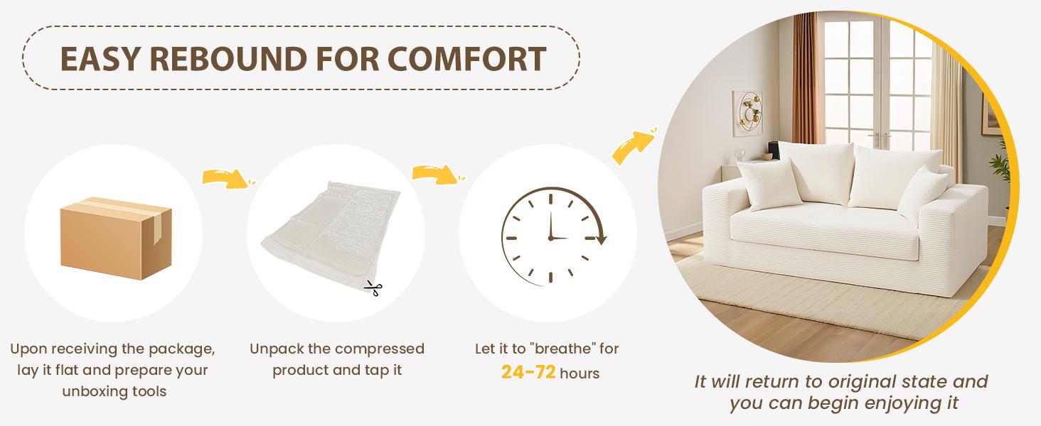 Winzoo Convertible Sofa Bed Floor Couch 3 in 1 Oversized single seat/Loveseat Folding Chaise Lounge Chair Futon Sleeper 4 Pillows for Living Room