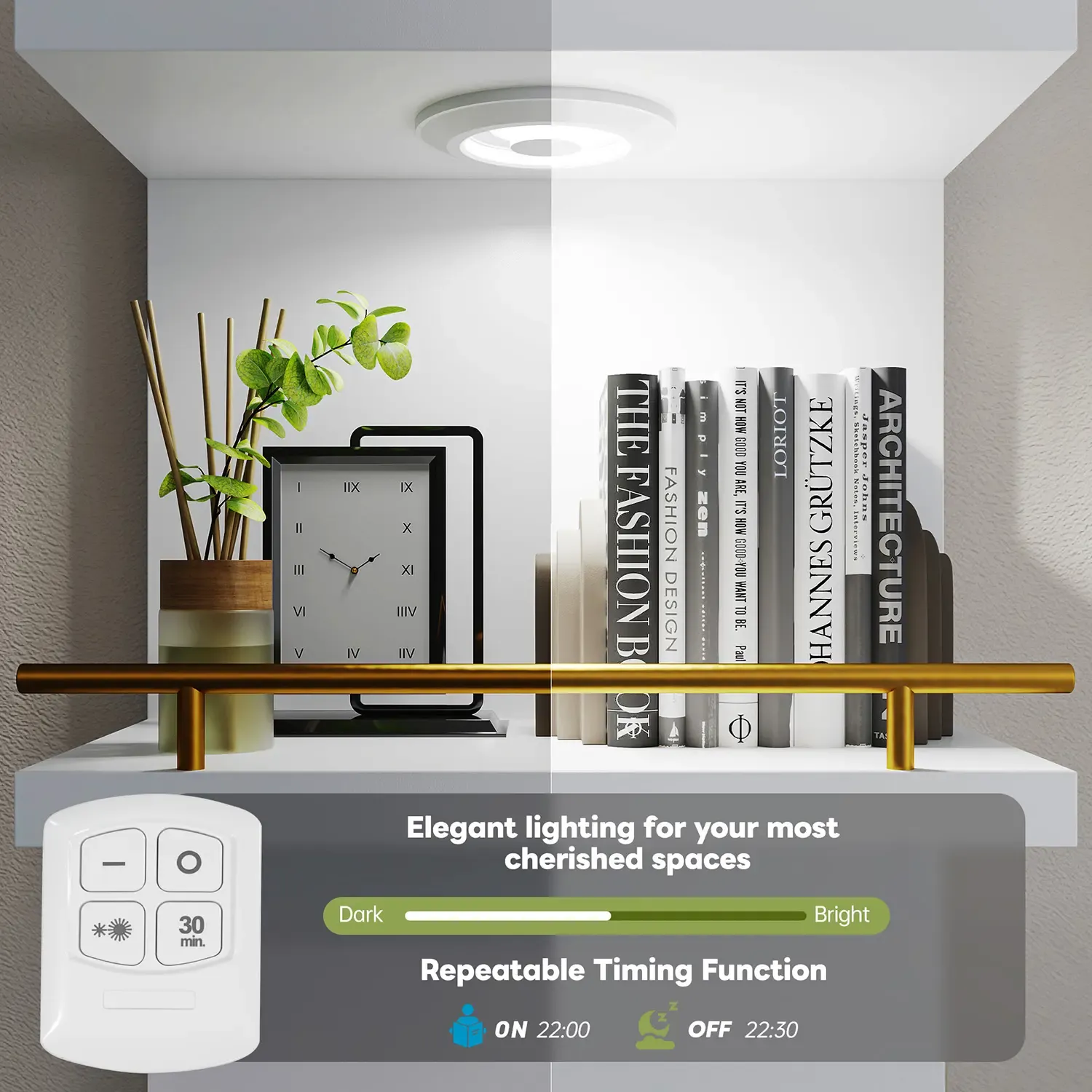 Estantería Flotante Minimalista de 6/8 Niveles con Luz LED, Estante Vertical Blanco para Exhibición y Decoración, Librero de Pared con Iluminación Ajustable y Control Remoto, Ideal para Dormitorio, Sala, Oficina y Almacenamiento del Hogar