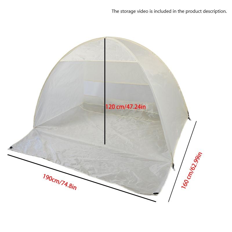 Pop-Up Beach Tent with UV Protection | Portable Sunshade Shelter for Family Gatherings & Picnics | Easy Setup Beach Canopy for Camping, Fishing & Lawn Parties | Includes Carry Bag |  Heavy-Duty Polyester | See Detail Page for Folding & Storage Video