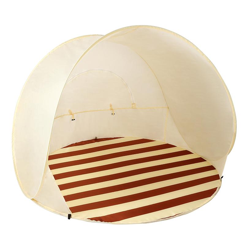 Pop-Up Beach Tent with UV Protection | Portable Sunshade Shelter for Family Gatherings & Picnics | Easy Setup Beach Canopy for Camping, Fishing & Lawn Parties | Includes Carry Bag |  Heavy-Duty Polyester | See Detail Page for Folding & Storage Video