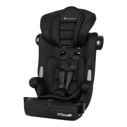 Asiento elevador 3 en 1 con protección contra impactos laterales, cojines reversibles y portavasos (orientación hacia adelante)