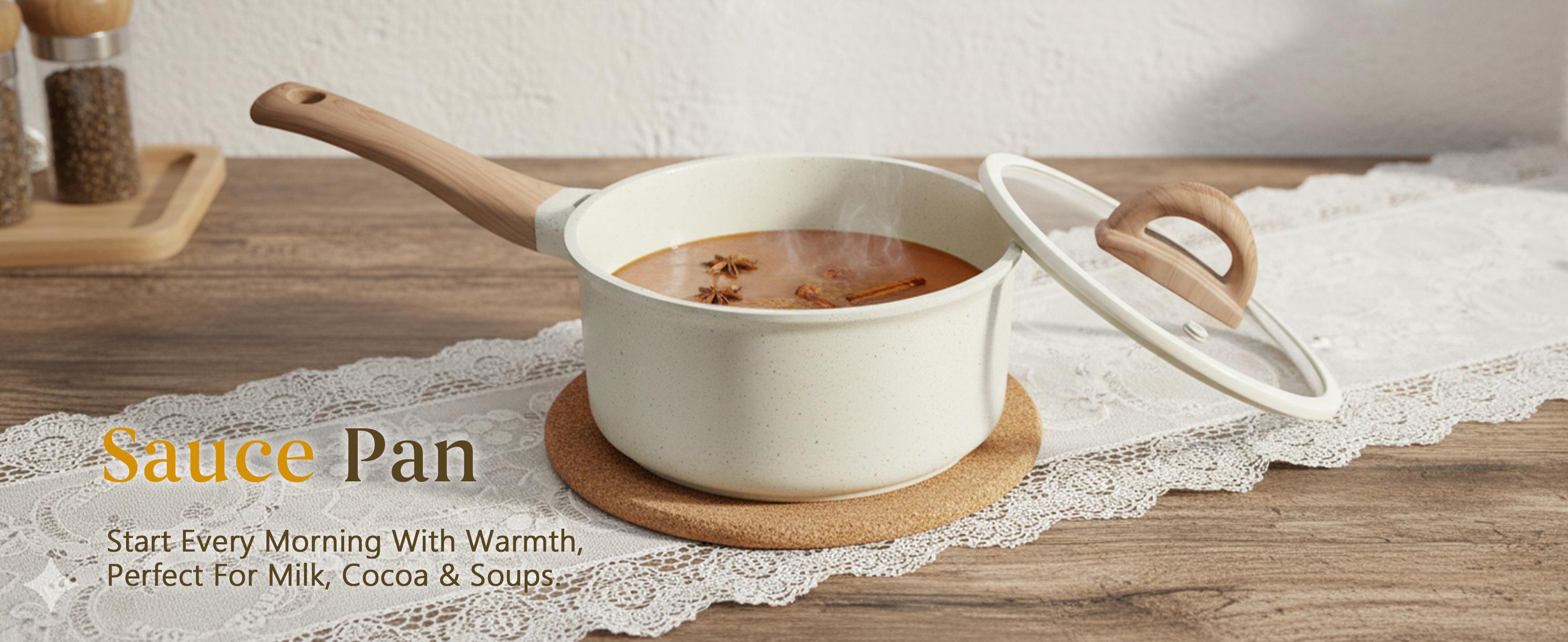 【Limited-Time Sale】USELUCK Pots and Pans Set Non Stick Non-Toxic 22 Pcs Ceramic Cookware Sets Nonstick Kitchen Pot&Pan With Lid Cream White Granite Induction Compatible with Glass Lids Crepe Frying Pan PFOA/PFOS-Free, Cooking Pan Set 【Limited-Time Sale】USELUCK Pots and Pans Set Non Stick Non-Toxic 22 Pcs Ceramic Cookware Sets Nonstick Kitchen Pot&Pan With Lid Cream White Granite Induction Compatible with Glass Lids Crepe Frying Pan PFOA/PFOS-Free, Cooking Pan Set