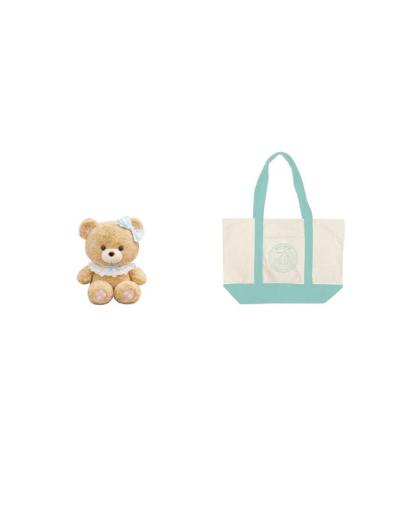 Paquete esencial premium para refrigeración: Hielera de 640 oz, bolsa tote de 30 L, ensaladera de 64 oz, vaso térmico de 40 oz, pajitas y cepillo, y oso de peluche de 12 pulgadas. ¡Perfecto para hidratación, comidas, recados y momentos de descanso!