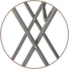 VINGLI 23.5/32" Plastic Folding Round Table Bar Height, HDPE Matrial with Gray Metal Finish, High Top Table for Outdoor Party, Cafes, Restaurants, Backyard, Dining Room, Wedding Event,1 Pack