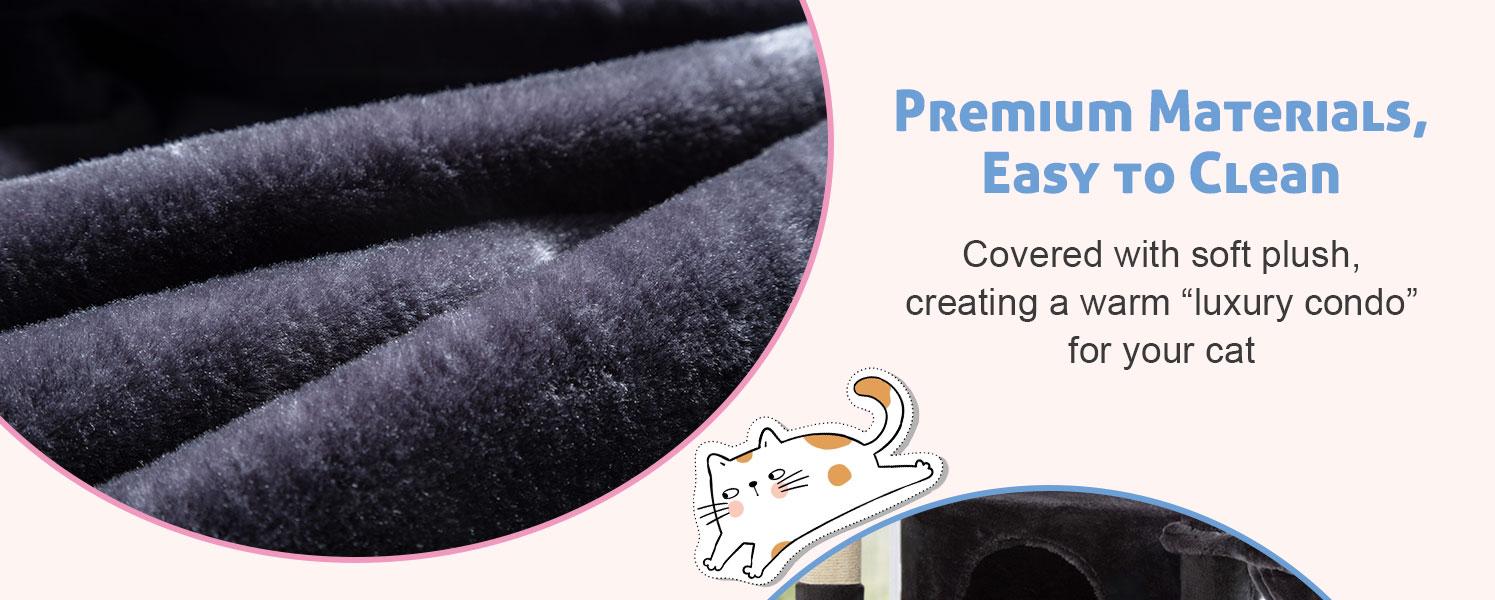 HOOMIC 73-Inch Fan-Shaped Corner Cat Tree, Space-Saving Multi-Level Tower with Cozy Condos, Perches, Baskets & Sisal Scratching Posts &ndash; Indoor Cat Activity Center#TikTokShopDealsforYouDays#DealsforYouDays#Summervibes#Summergarden