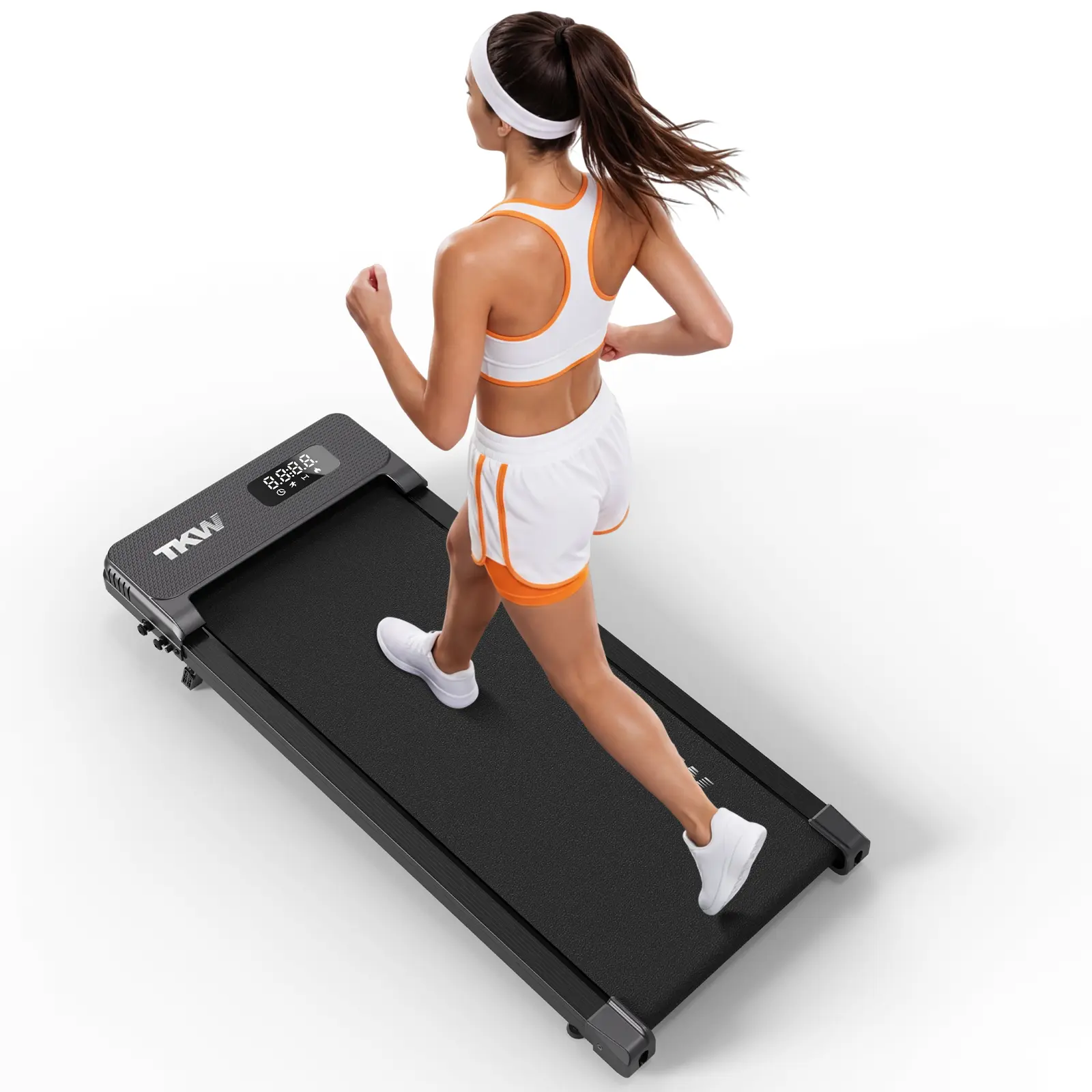 Cinta de correr compacta con inclinación y pantalla LED