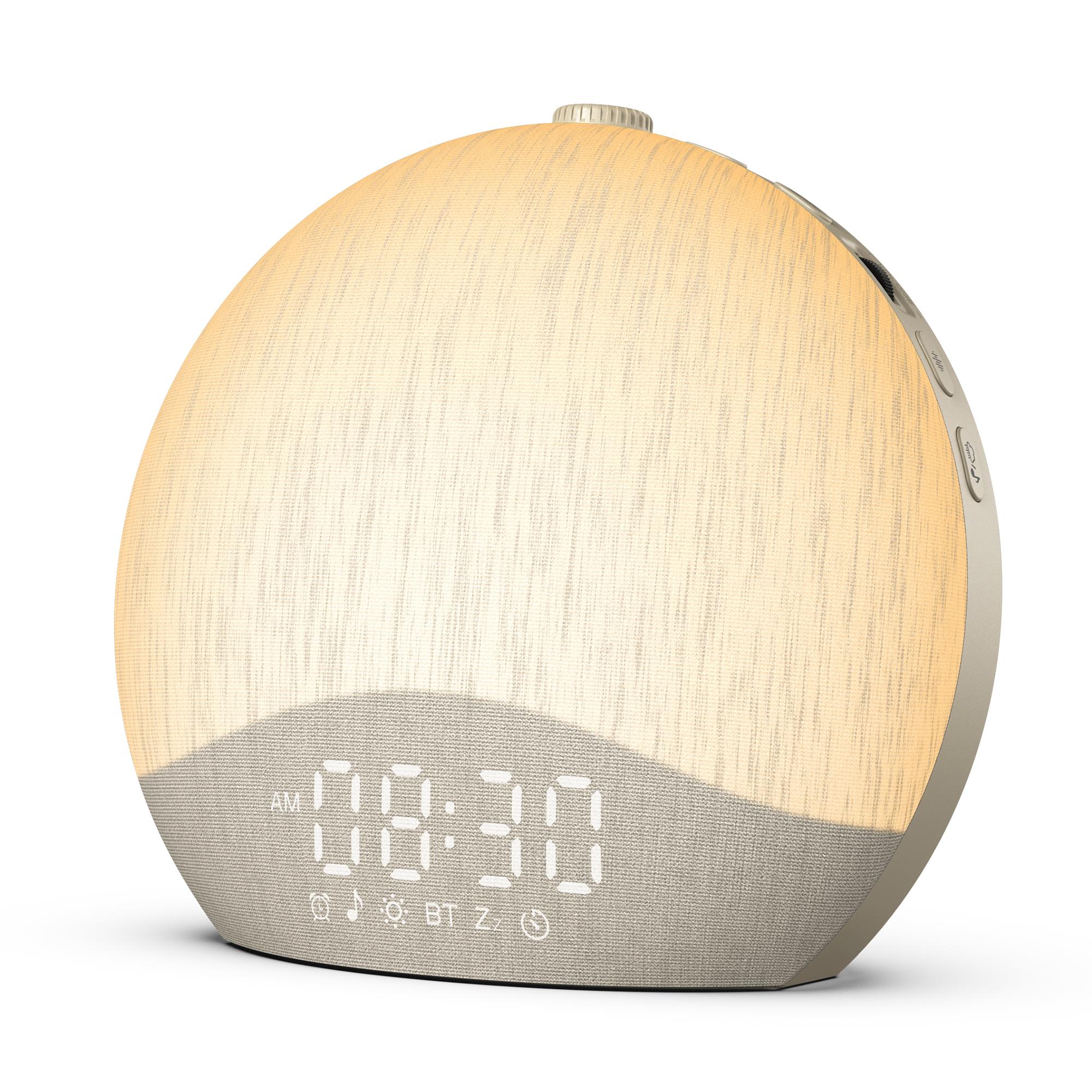 ecozy Sunrise Alarm Clock, White Noise Machine, Sound Machine for Bedroom, Wake Up Light with BT Speaker, 26 Sleep Sounds, 17 Night Lights, Dimmable Digital Clock for Adults, Kids