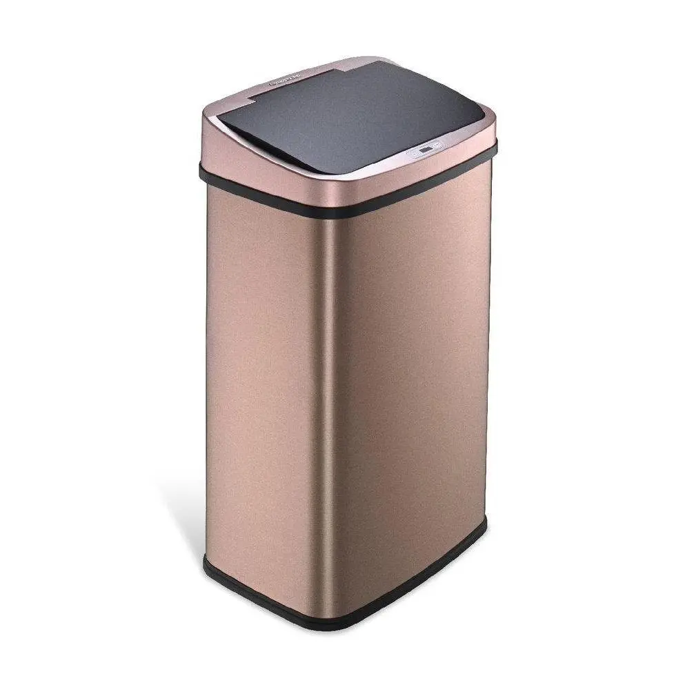 Cubo de basura Nine Stars de 13 galones con sensor de movimiento