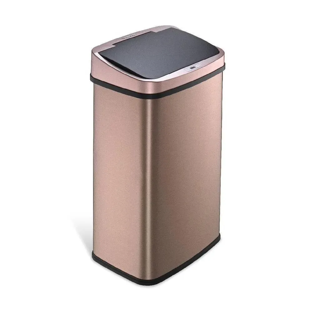 Cubo de basura Nine Stars de 13 galones con sensor de movimiento