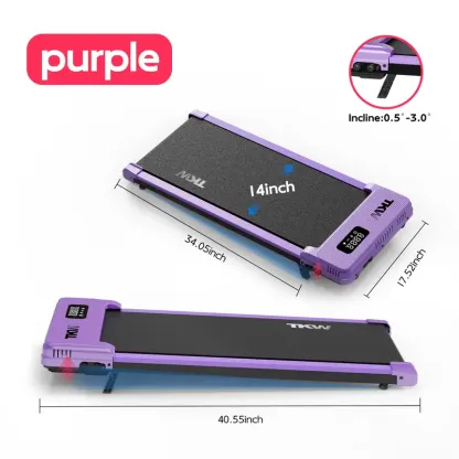 Cinta de correr compacta con inclinación y pantalla LED