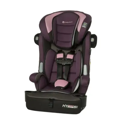 Asiento elevador 3 en 1 con protección contra impactos laterales, cojines reversibles y portavasos (orientación hacia adelante)