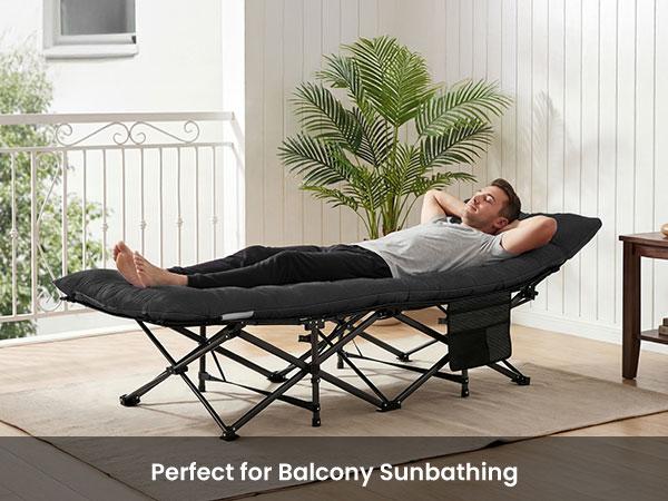 【Summer Sale】Sweetcrispy Camping Cot for Adults, 6 Angle Adjustable Folding Camping Bed with Mattress, Foldable Camping Bed for Camp, Office, Outdoor, Lightweight Camping Cot Supports 450 lbs 【Summer Sale】Sweetcrispy Camping Cot for Adults, 6 Angle Adjustable Folding Camping Bed with Mattress, Foldable Camping Bed for Camp, Office, Outdoor, Lightweight Camping Cot Supports 450 lbs