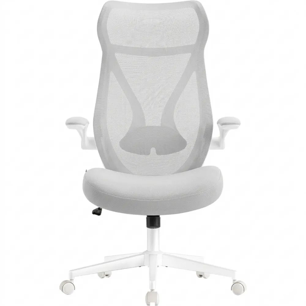 Ergonomischer Bürostuhl mit verstellbarer Rückenlehne und klappbaren Armlehnen