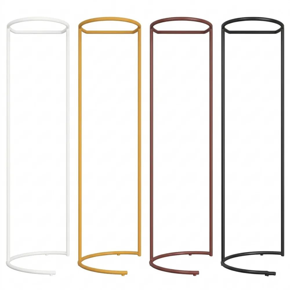 Robuster Kleiderständer Schwarz 160x100cm Freistehend