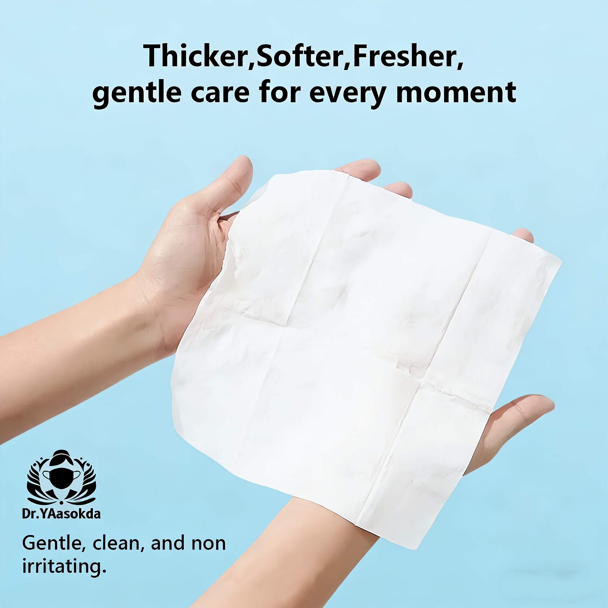 Mild lady wipes, non-irritating and soft, perfectly suitable for sensitive skin - Health & Household Products