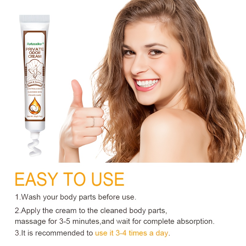 6 bottles of coconut-flavored women's deodorant, women's anti-odor cream, for intimate area deodorization. The coconut fragrance is used for controlling private areas and body odors, creating a charming feminine charm, and overall deodorization.