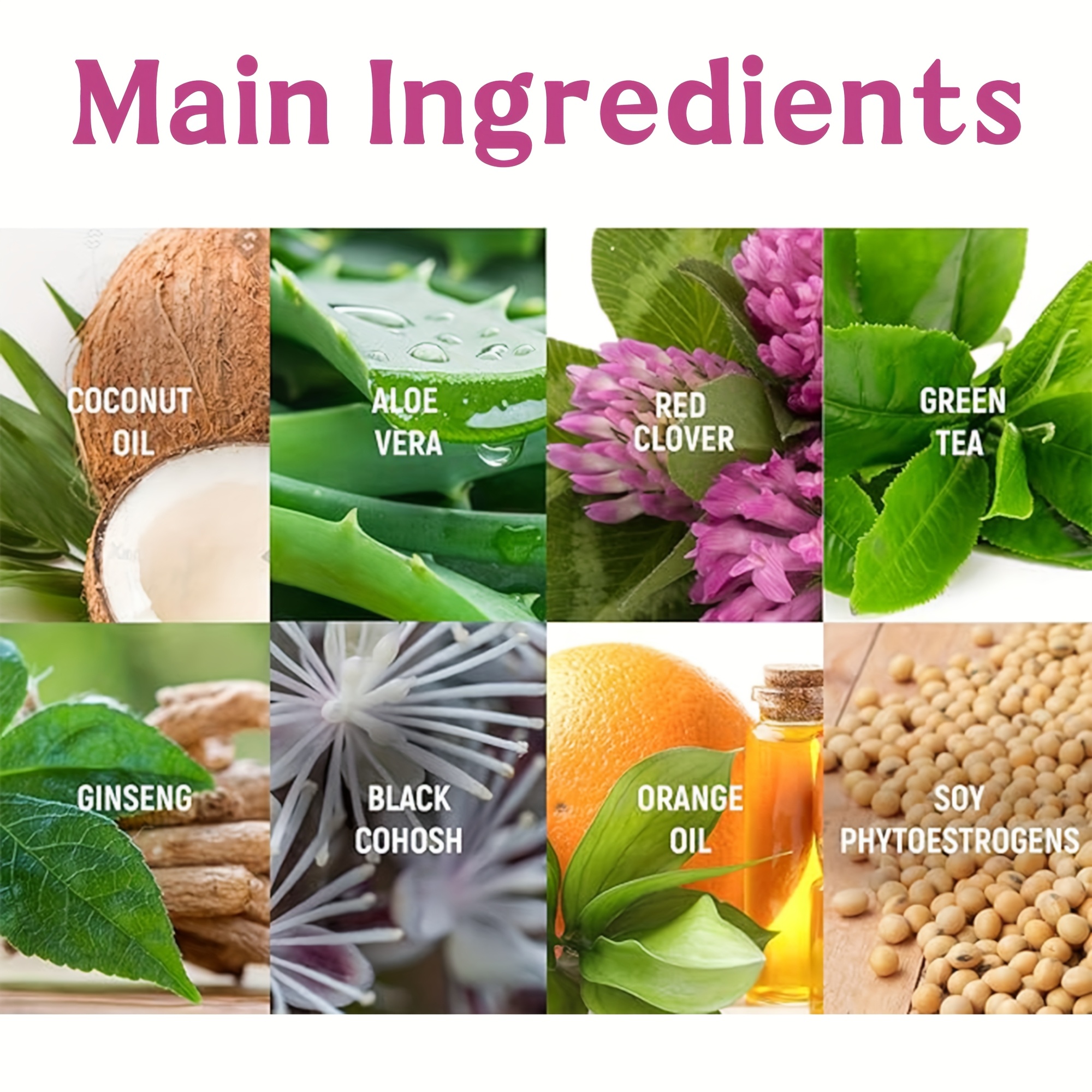 Female physiological identical estrogen cream - Ginseng, black cohosh and red clover extracts - enhance mood cream - gentle and mild body care cream