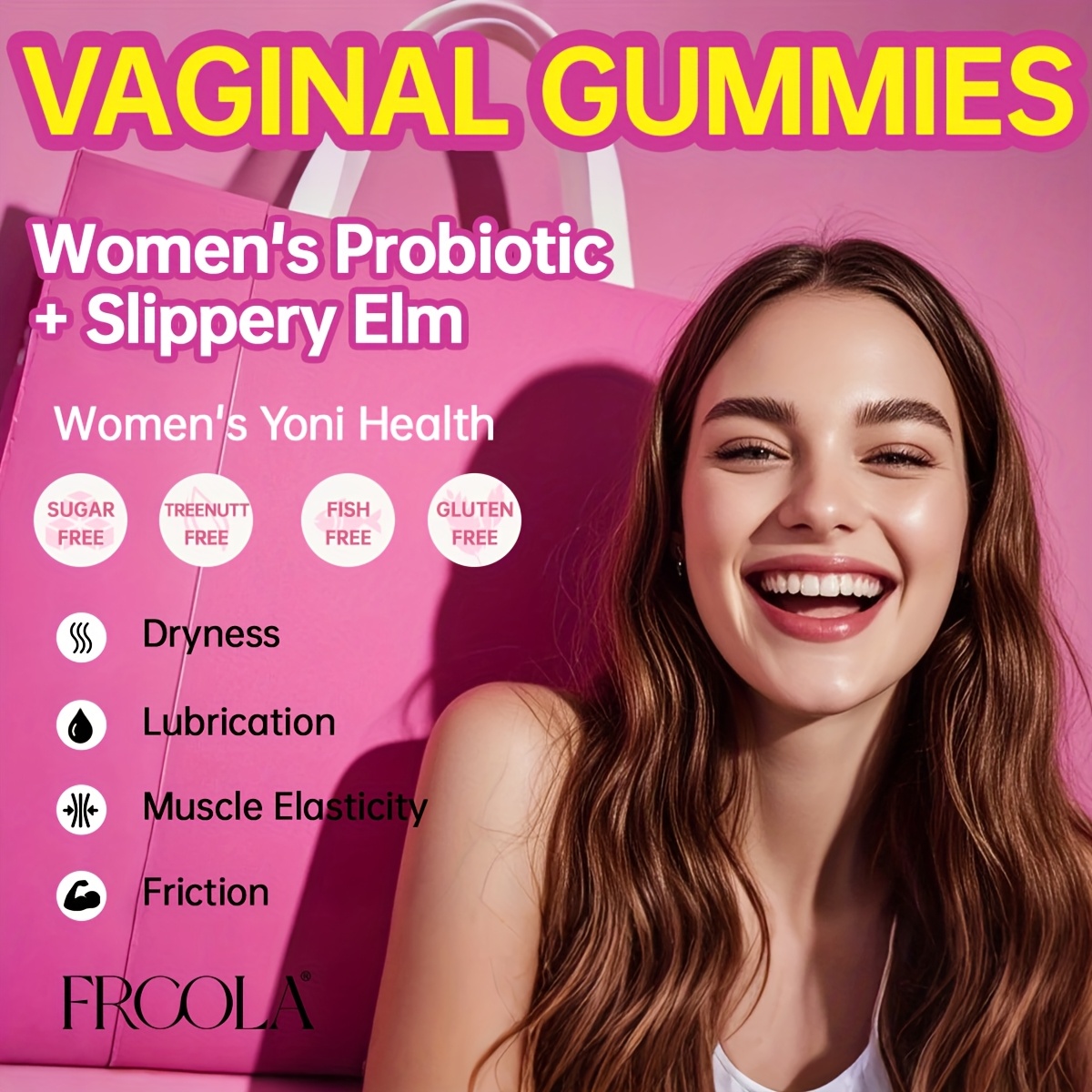 【Female Private Care Candy】 Naturally moisturizing, comfortable elasticity and balance. Contains Chia Fatima grass, Fenugreek, Oolong bark, Manjahani and Makagana.