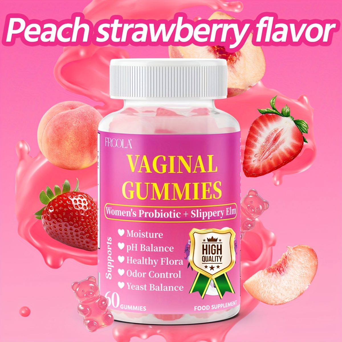 【Female Private Care Candy】 Naturally moisturizing, comfortable elasticity and balance. Contains Chia Fatima grass, Fenugreek, Oolong bark, Manjahani and Makagana.