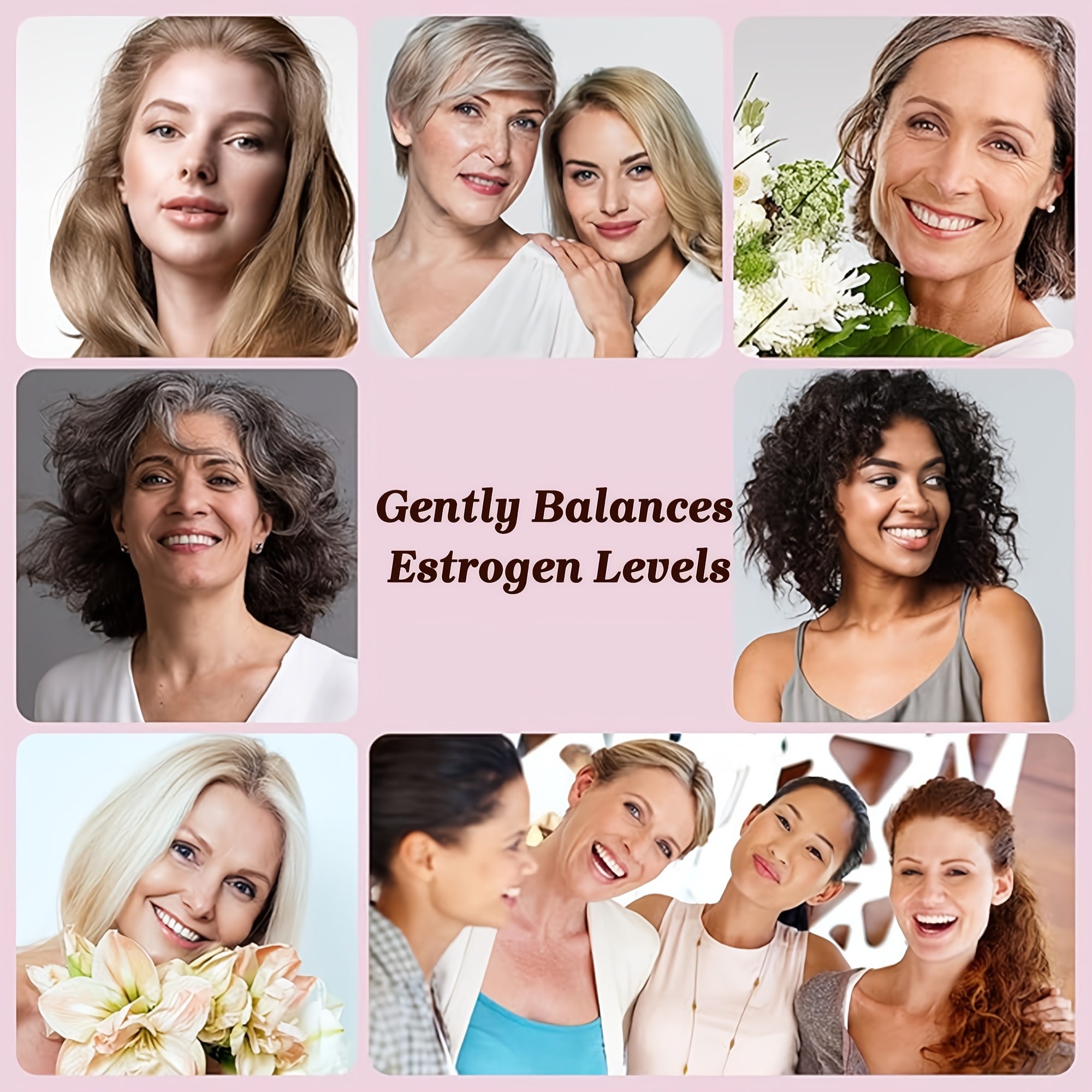 Female physiological identical estrogen cream - Ginseng, black cohosh and red clover extracts - enhance mood cream - gentle and mild body care cream