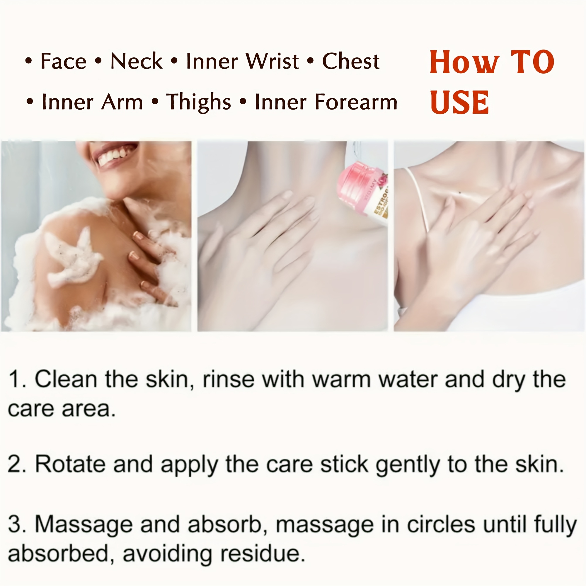 Female physiological identical estrogen cream - Ginseng, black cohosh and red clover extracts - enhance mood cream - gentle and mild body care cream