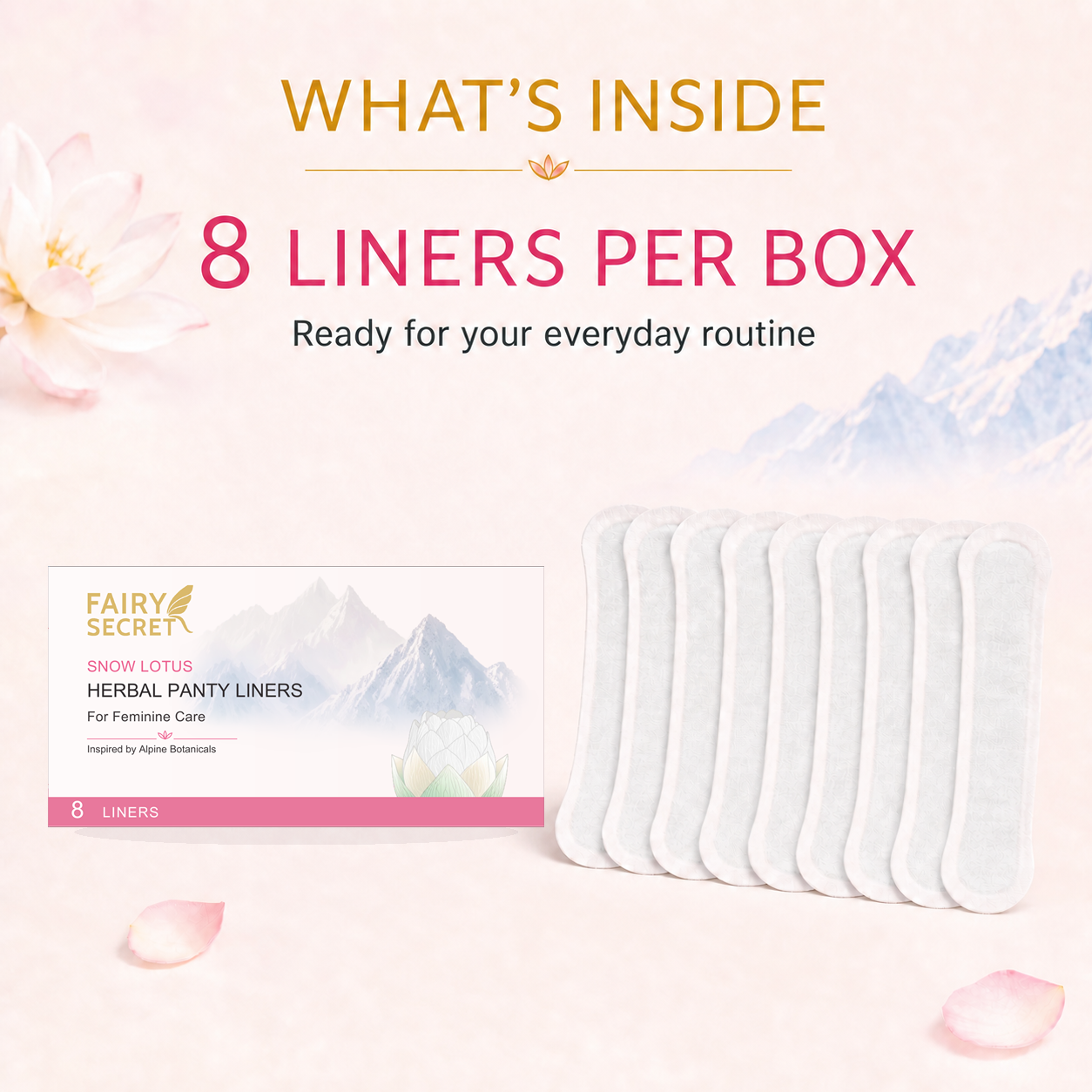 FairySecret® Snow Lotus Herbal Steam Pads for Feminine Freshness & pH Balance