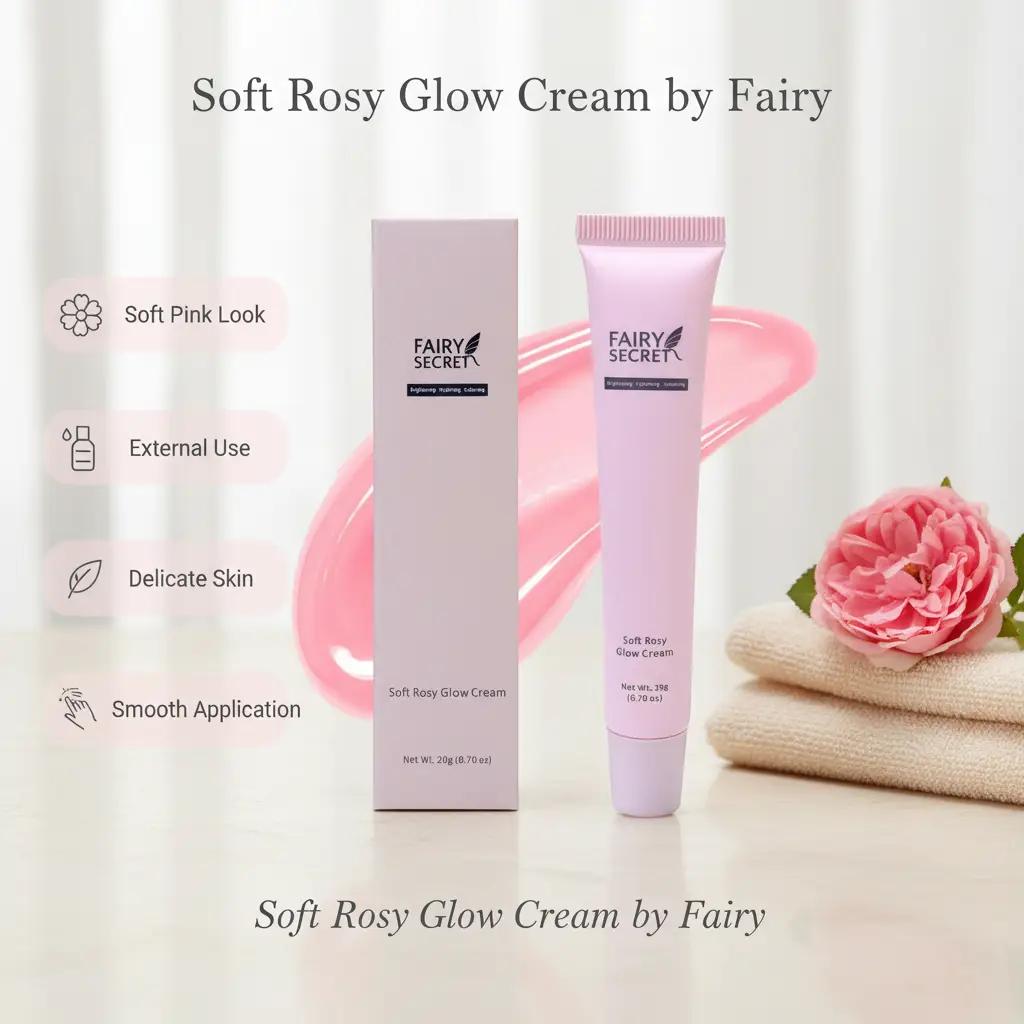 FAIRY SECRET Soft Rosy Glow Cream for External Intimate & Delicate Skin