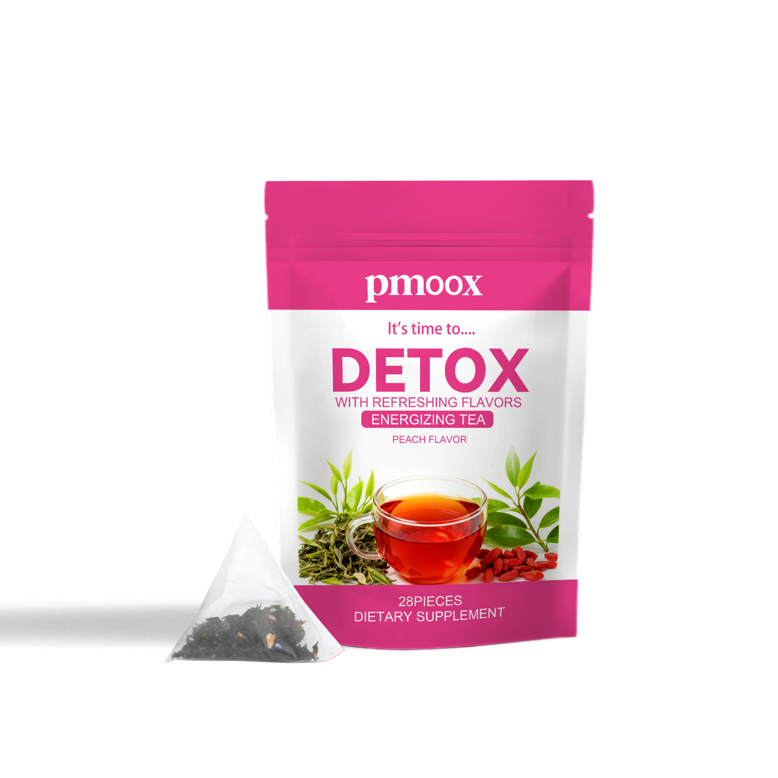 Anti-Aging Collagen Skin Whitening Tea Brightening Glowing Moisturizing Nourish Herbal Beauty Tea for Women Skin Health