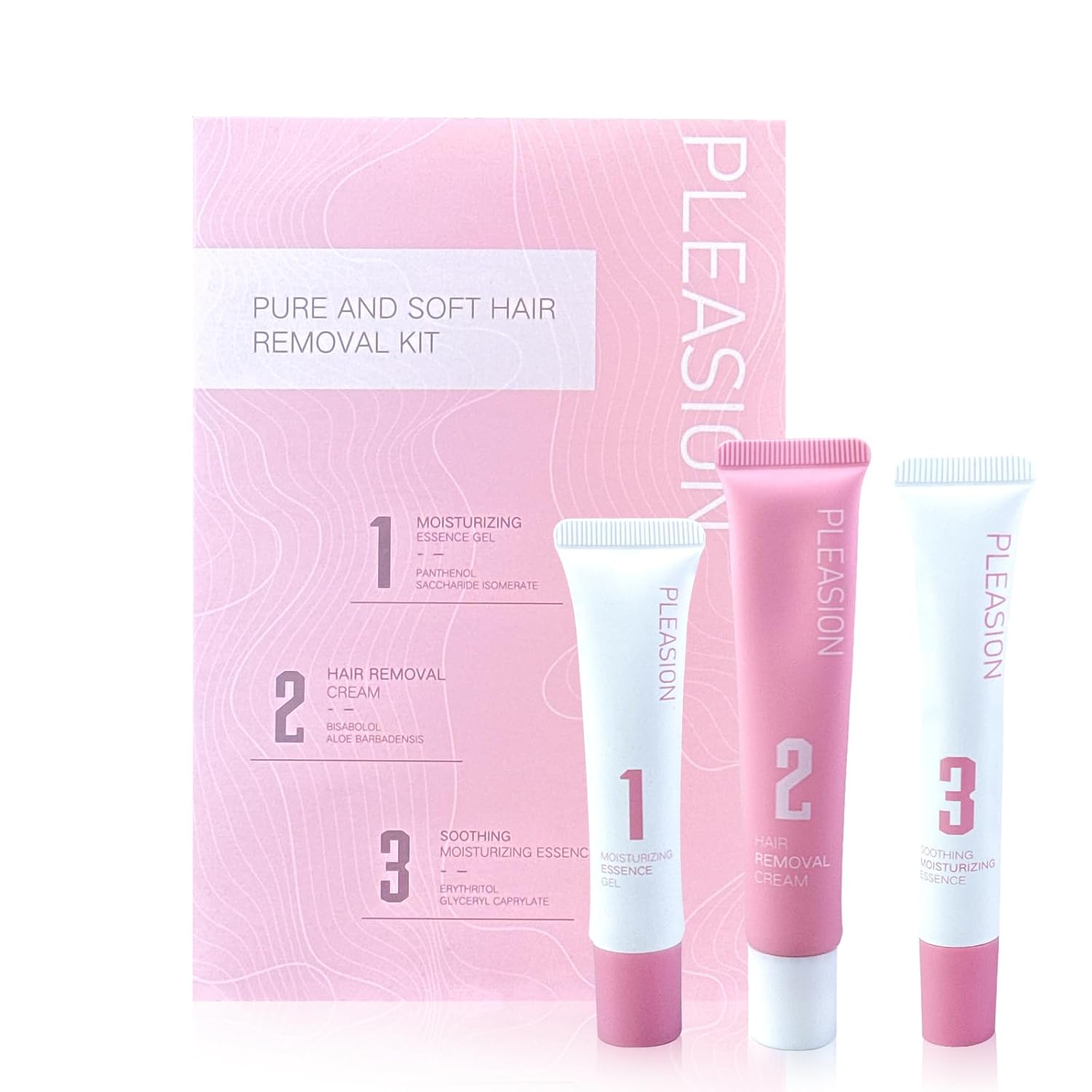 waxing kit for women,Hair removal cream&Moisturizing Essence gel&Soothing Moisturizing Essence,Gentle Formula for Sensitive Skin (1 Set)