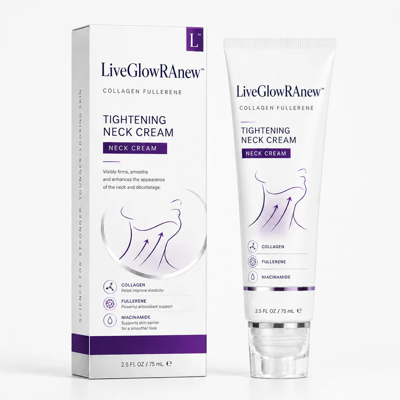 ✨ LiveGlowRAnew™ Instant Neck Lift Cream — 🧴 Infused with Retinol & Hyaluronic Acid | Firms the Neck, Reduces Wrinkles & Double Chin