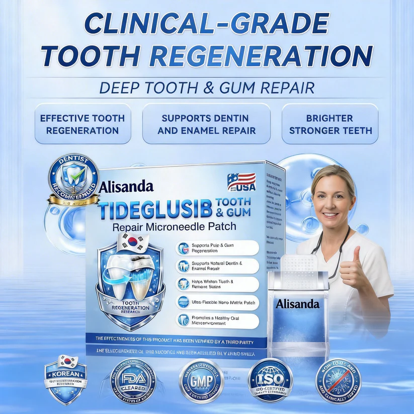  Alisanda®🦷 Tideglusib Fast‑Dissolving Tooth & Gum Repair Oral Strips ✨
