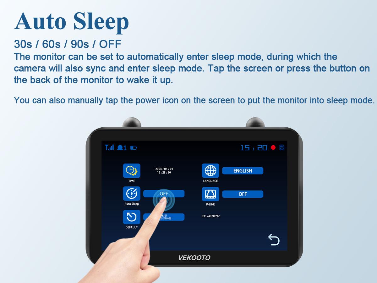 VEKOOTO VK7 Magnetic Solar Wireless Backup Camera 7'' IPS Touchscreen Monitor HD1080P No Wiring Rechargeable Camera for RV Trailer Camper Car Blind Spot Truck Automotive Backup Camera for Truck IP69 Waterproof IR Night Vision Summervibes farm VEKOOTO VK7 Magnetic Solar Wireless Backup Camera 7'' IPS Touchscreen Monitor HD1080P No Wiring Rechargeable Camera for RV Trailer Camper Car Blind Spot Truck Automotive Backup Camera for Truck IP69 Waterproof IR Night Vision Summervibes farm