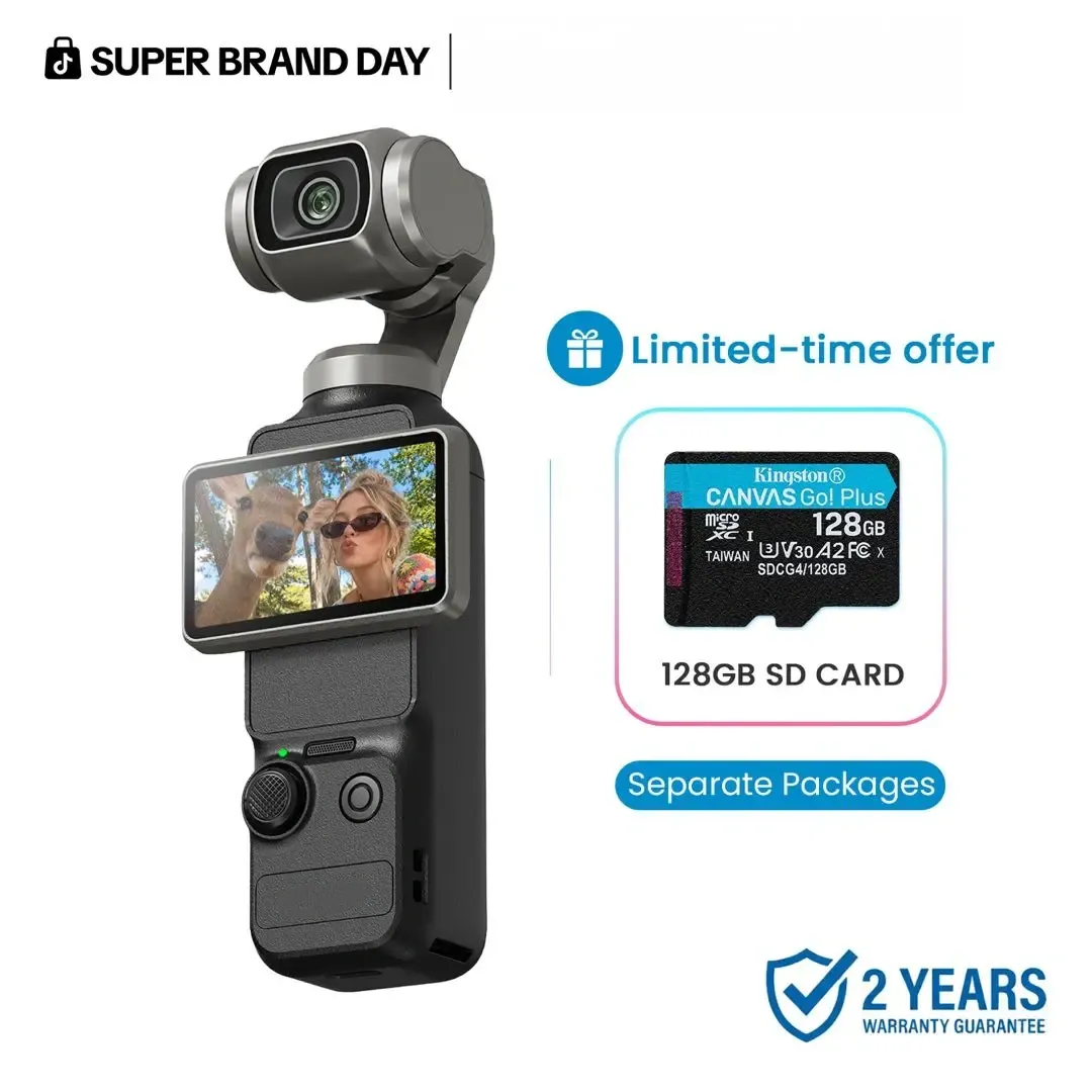 Cámara para vlogging Xtra Muse 4K/120 fps con estabilizador de cardán
