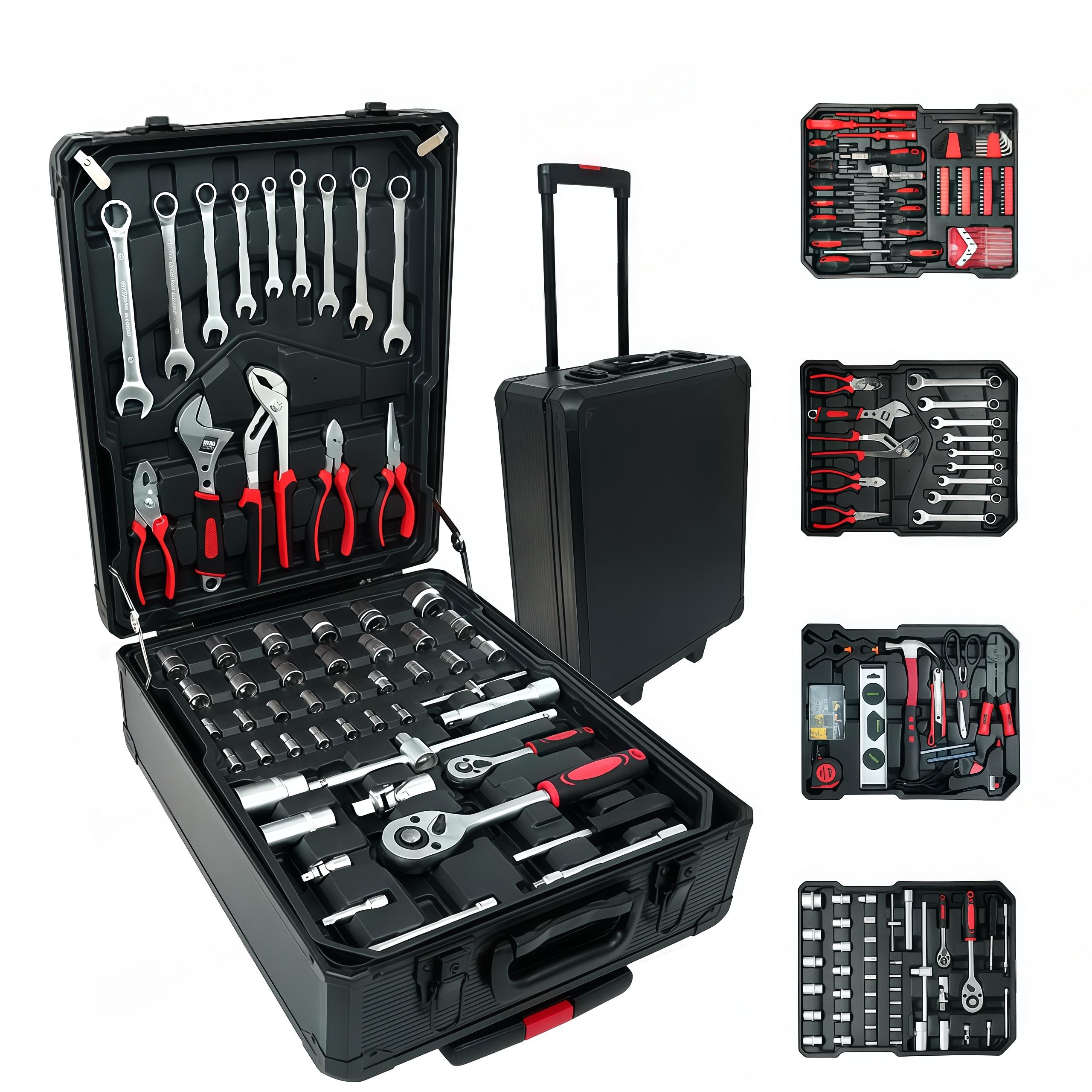 【FathersDayGift】899PCS Large Capacity Metal Hand Toolbox, The Ultimate Home Repair Master Set - Comprehensive Toolbox, With 4 Drawers, General Household Toolkit, Simple And Durable, Auto Repair Repair Tools#fathersdaygift 【FathersDayGift】899PCS Large Capacity Metal Hand Toolbox, The Ultimate Home Repair Master Set - Comprehensive Toolbox, With 4 Drawers, General Household Toolkit, Simple And Durable, Auto Repair Repair Tools#fathersdaygift