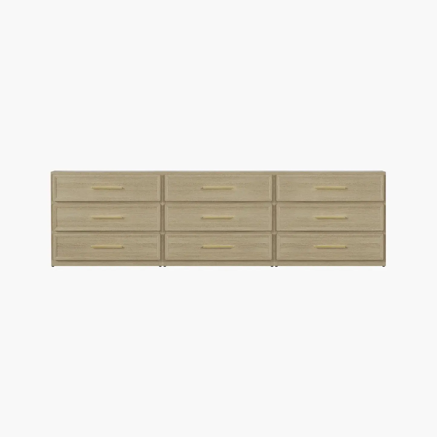 Mesita de noche alta extragrande SICOTAS con 3 cajones de almacenamiento y tiradores dorados, mesa auxiliar moderna para el hogar/dormitorio, ideal para la mesita de noche o la habitación infantil. Requiere montaje. Mueble de interior impermeable.