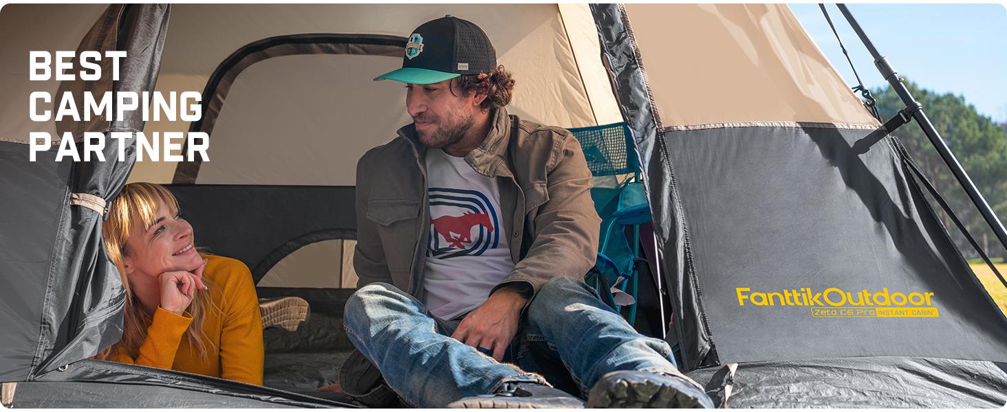 【DealsForYouDays】Fanttik Camping Tent Zeta C4/C6 Person Instant Cabin Tent Setup in 60 Seconds with Rainfly & Windproof Portable with Carry Bag for Family Camping & Hiking,SummerWins, Father's Day Gifts, Tents For Camping,campingessentia 【DealsForYouDays】Fanttik Camping Tent Zeta C4/C6 Person Instant Cabin Tent Setup in 60 Seconds with Rainfly & Windproof Portable with Carry Bag for Family Camping & Hiking,SummerWins, Father's Day Gifts, Tents For Camping,campingessentia