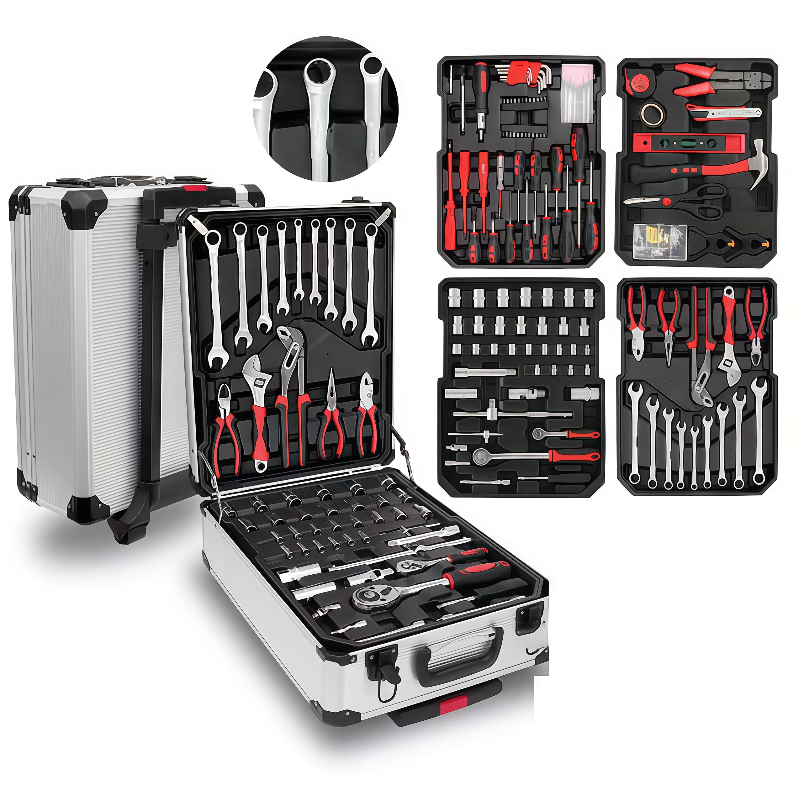 【FathersDayGift】899PCS Large Capacity Metal Hand Toolbox, The Ultimate Home Repair Master Set - Comprehensive Toolbox, With 4 Drawers, General Household Toolkit, Simple And Durable, Auto Repair Repair Tools#fathersdaygift 【FathersDayGift】899PCS Large Capacity Metal Hand Toolbox, The Ultimate Home Repair Master Set - Comprehensive Toolbox, With 4 Drawers, General Household Toolkit, Simple And Durable, Auto Repair Repair Tools#fathersdaygift