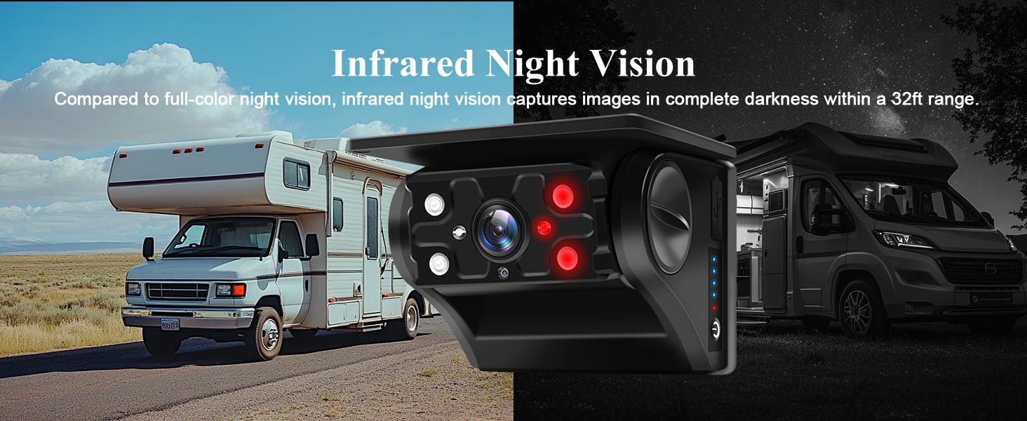 VEKOOTO VK7 Magnetic Solar Wireless Backup Camera 7'' IPS Touchscreen Monitor HD1080P No Wiring Rechargeable Camera for RV Trailer Camper Car Blind Spot Truck Automotive Backup Camera for Truck IP69 Waterproof IR Night Vision Summervibes farm VEKOOTO VK7 Magnetic Solar Wireless Backup Camera 7'' IPS Touchscreen Monitor HD1080P No Wiring Rechargeable Camera for RV Trailer Camper Car Blind Spot Truck Automotive Backup Camera for Truck IP69 Waterproof IR Night Vision Summervibes farm