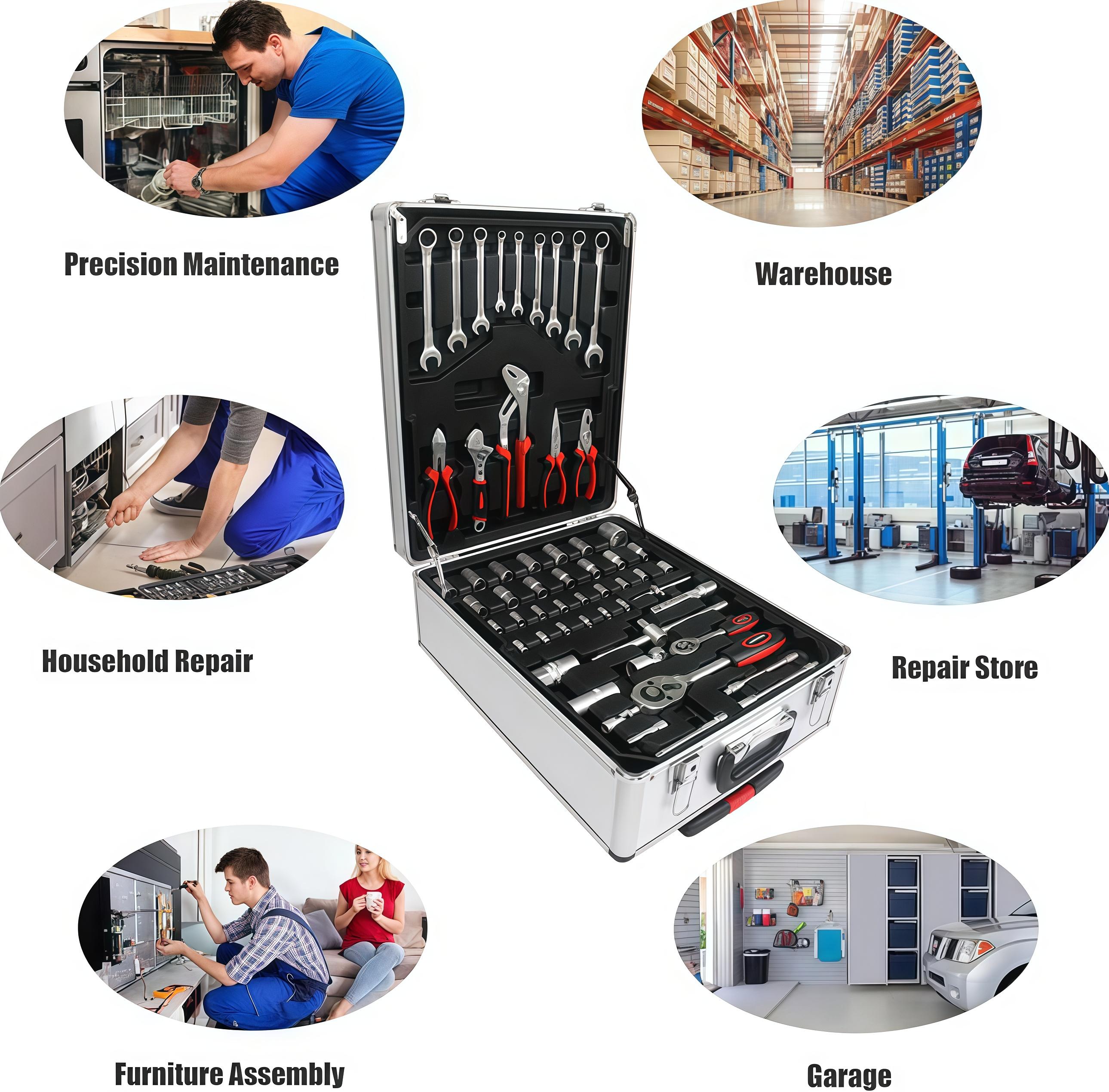 【FathersDayGift】899PCS Large Capacity Metal Hand Toolbox, The Ultimate Home Repair Master Set - Comprehensive Toolbox, With 4 Drawers, General Household Toolkit, Simple And Durable, Auto Repair Repair Tools#fathersdaygift 【FathersDayGift】899PCS Large Capacity Metal Hand Toolbox, The Ultimate Home Repair Master Set - Comprehensive Toolbox, With 4 Drawers, General Household Toolkit, Simple And Durable, Auto Repair Repair Tools#fathersdaygift