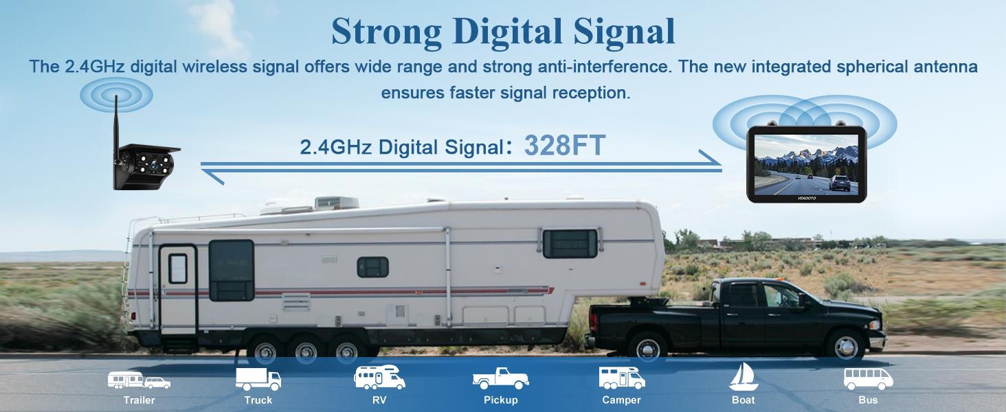 VEKOOTO VK7 Magnetic Solar Wireless Backup Camera 7'' IPS Touchscreen Monitor HD1080P No Wiring Rechargeable Camera for RV Trailer Camper Car Blind Spot Truck Automotive Backup Camera for Truck IP69 Waterproof IR Night Vision Summervibes farm VEKOOTO VK7 Magnetic Solar Wireless Backup Camera 7'' IPS Touchscreen Monitor HD1080P No Wiring Rechargeable Camera for RV Trailer Camper Car Blind Spot Truck Automotive Backup Camera for Truck IP69 Waterproof IR Night Vision Summervibes farm