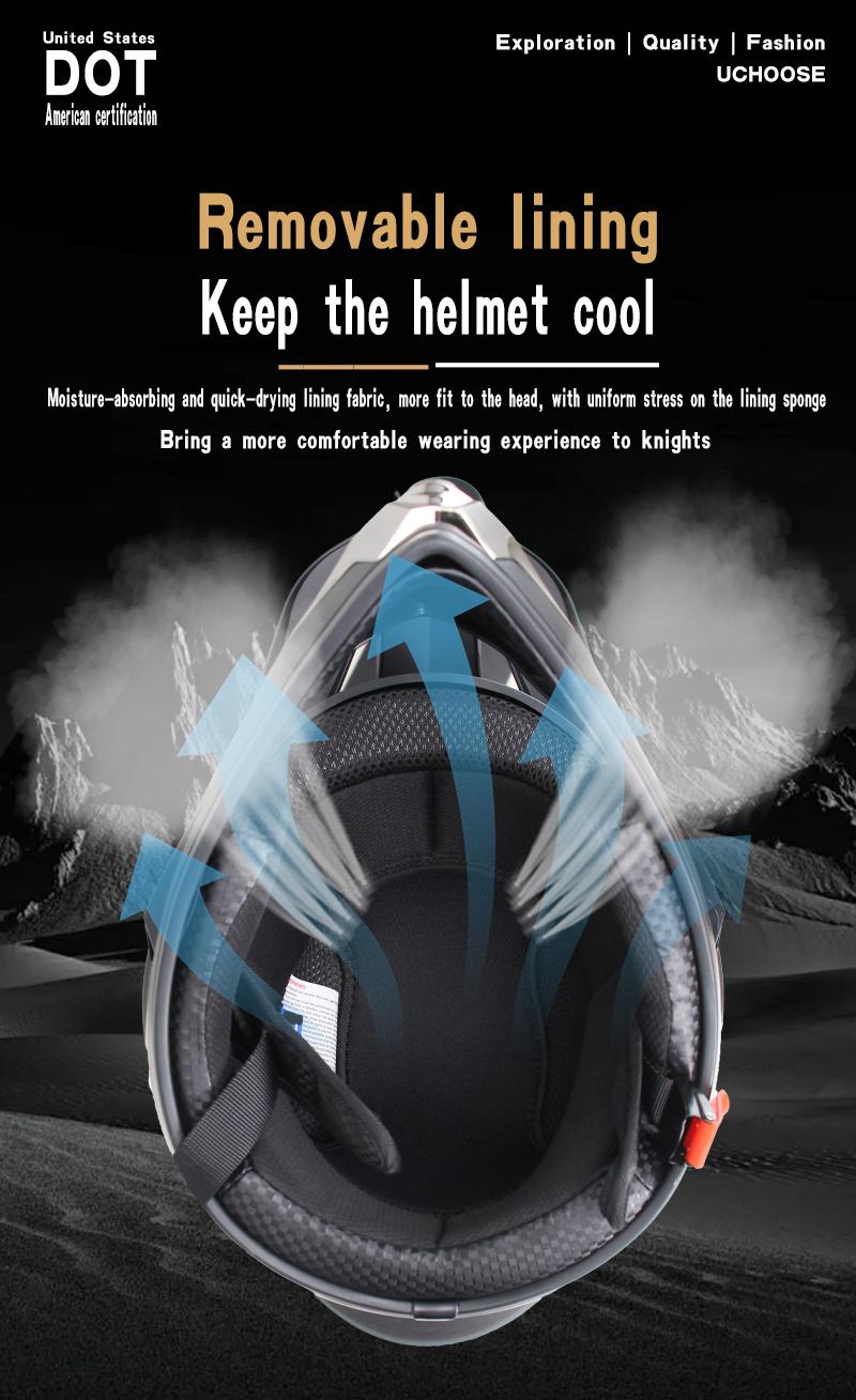 Off-Road Motorcycle Helmet, Mountain Rally Helmet, Lightweight Detachable Visor, Small Body, Includes Windshield Goggles