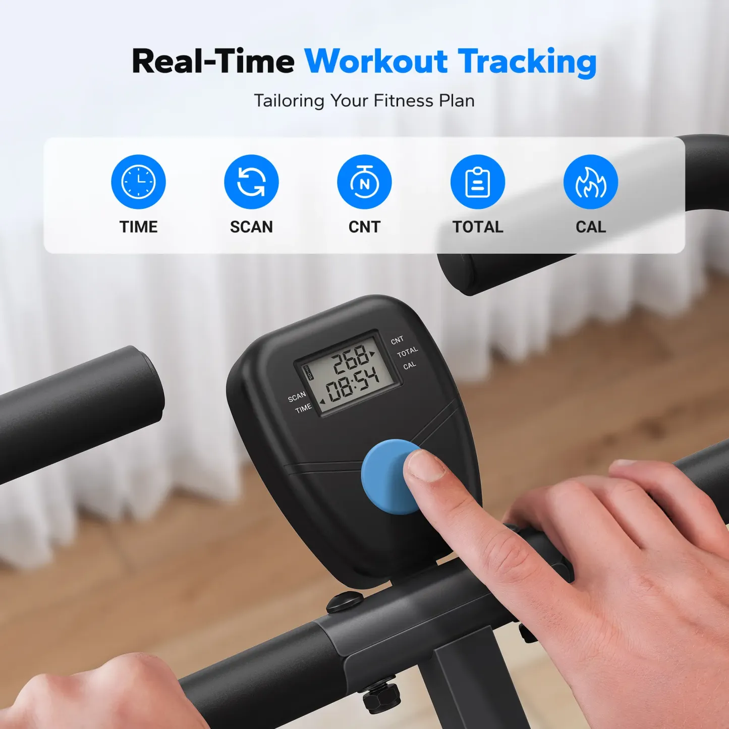Máquina de sentadillas y remo 2 en 1 Merach — Equipo de entrenamiento para piernas y glúteos con resistencia ajustable y monitor LCD — Capacidad de 350 lb — Gimnasio en casa para mujeres (Summervibes)