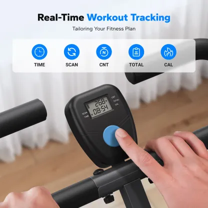 Máquina de sentadillas y remo 2 en 1 Merach — Equipo de entrenamiento para piernas y glúteos con resistencia ajustable y monitor LCD — Capacidad de 350 lb — Gimnasio en casa para mujeres (Summervibes)