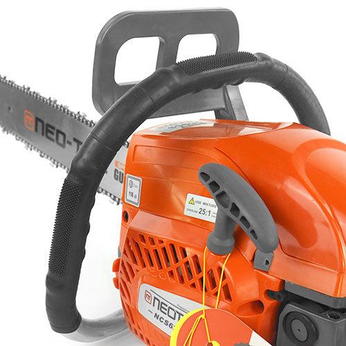 NEOTEC 58cc/62cc Gas-Powered Chainsaw with 25:1 Gas/Oil Mix, Lightweight Portable Design for Easy Cutting Wood in Outdoor Garden NEOTEC 58cc/62cc Gas-Powered Chainsaw with 25:1 Gas/Oil Mix, Lightweight Portable Design for Easy Cutting Wood in Outdoor Garden