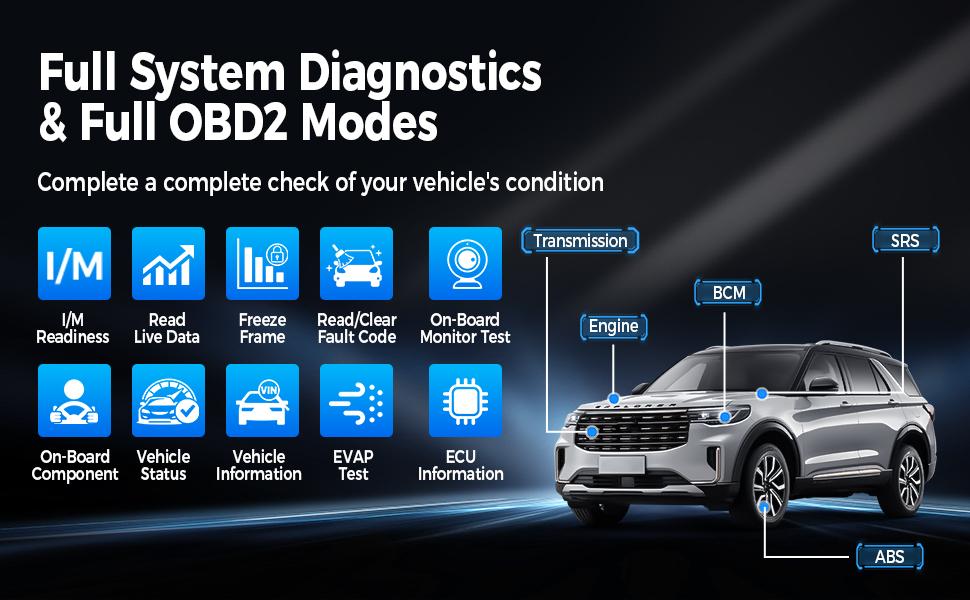 TOPDON VeriDiag X800 BT OBD2 Scanner, Bidirectional Scan Tool, Wireless Automotive Diagnostic Tool with 34+ Reset Services, Car Code Reader Upgraded Version of AD800 BT/AD800 BT 2, 2 Years Free Update