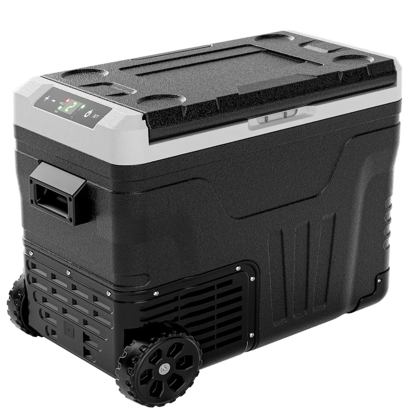 Refrigerador portátil EUHOMY de 12 V - 35 L de refrigeración de doble zona