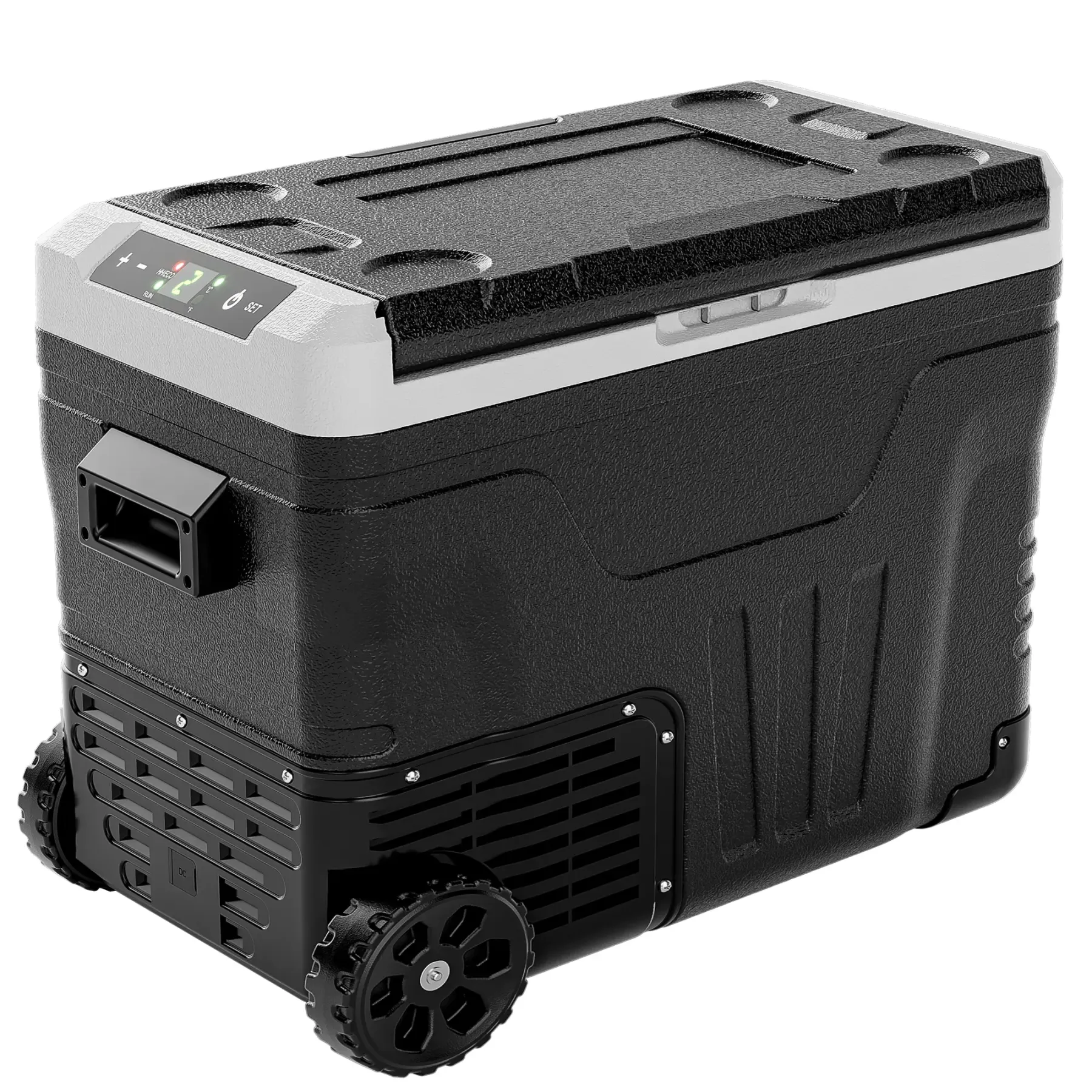 Refrigerador portátil EUHOMY de 12 V - 35 L de refrigeración de doble zona