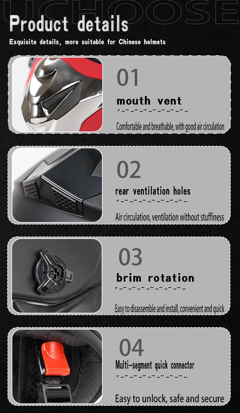 Off-Road Motorcycle Helmet, Mountain Rally Helmet, Lightweight Detachable Visor, Small Body, Includes Windshield Goggles