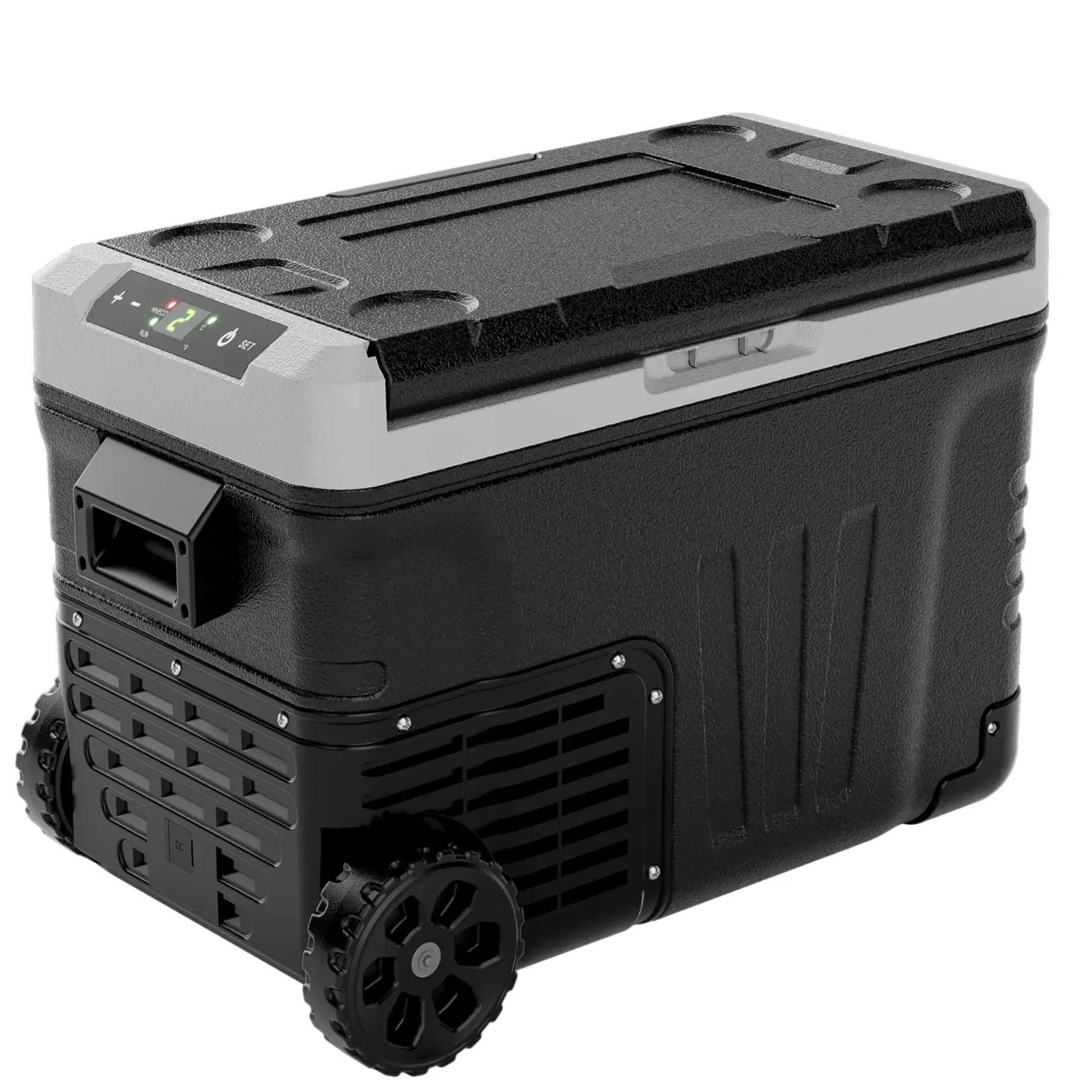 Refrigerador portátil EUHOMY de 12 V - 35 L de refrigeración de doble zona