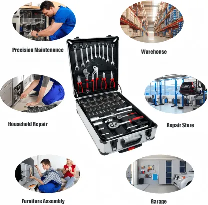 Caja de herramientas metálica de gran capacidad con 899 piezas: el kit definitivo para reparaciones en el hogar. Juego completo con 4 cajones, herramientas de uso doméstico general y para reparación de automóviles; diseño sencillo y duradero. #RegaloDíaDe